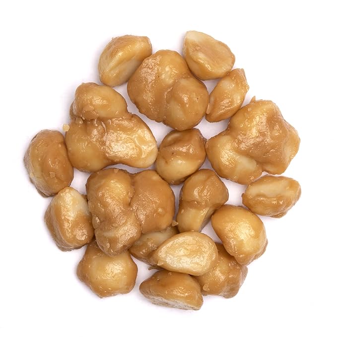 Hamakua Macadamia Nuts - Sweet Glazed Coconut - Hawaiian Grown Flavored Dry Roasted Half and Whole