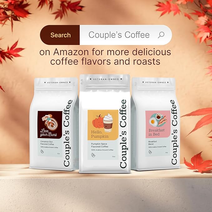 Couple?™s Coffee Ground Coffee | Gives Back to Military Families | Hello Pumpkin | Medium Roast