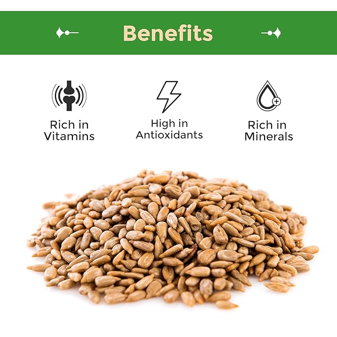 Sincerely Nuts Sunflower Seeds Roasted and Salted, Hulled | No Shell, Gluten-Free Snack, Vegan, and