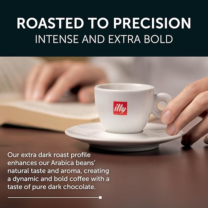 illy Aluminum Espresso Capsules - Compatible with Nespresso Machines - Forte Extra Bold Roast