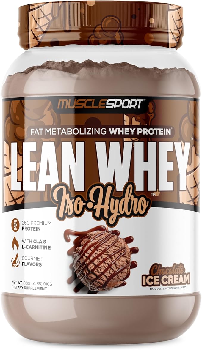 Musclesport Lean Whey Revolution??Protein Powder - Whey Protein Isolate - Low Calorie, Low Carb