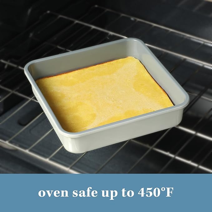 SUR LA TABLE Kitchen Essentials Bake Sale 9 Inch PFOA, PFAS, PTFE Free Nonstick Rectangular Cake