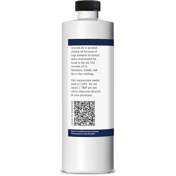 Zatural 100% Avocado Oil Pure Natural without Additives, Clean, Cold Pressed, Non-GMO, Vegan: For