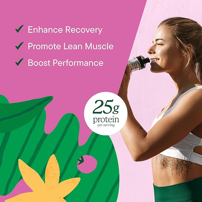 Nutranelle - Plant Based Protein Powder - 25 g Vegan Protein Powder with 30 Servings - Blended Rice