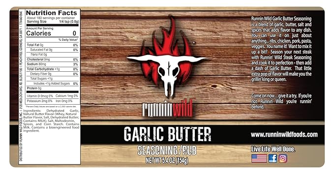 Garlic Butter Seasoning Blend ??Rich, Buttery Garlic Spice for Steak, Chicken, Veggies & More |