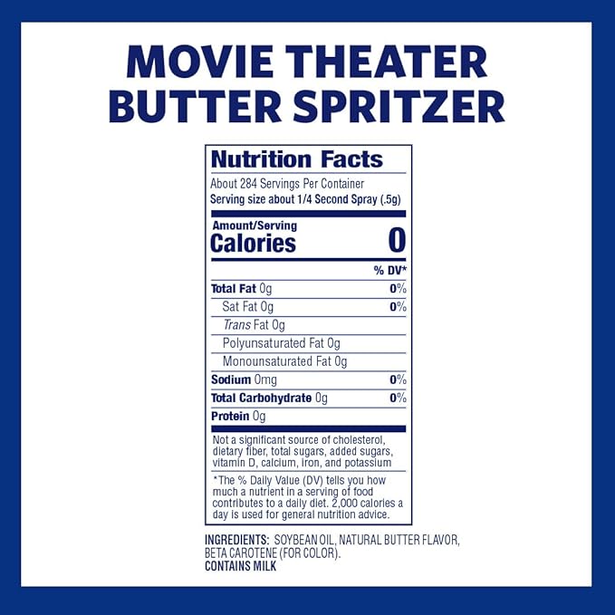 Kernel Season's Movie Theater Butter Spritzer, 5 Ounce (Pack of 6)