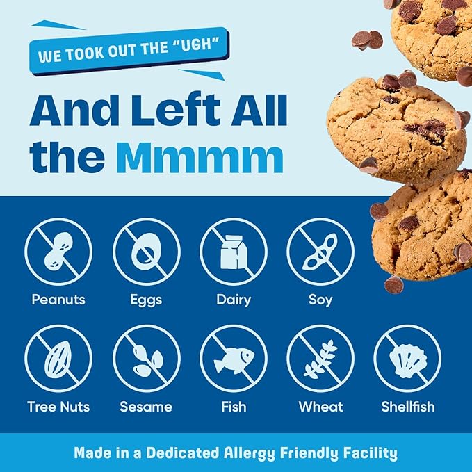 Partake Gluten Free Crunchy Cookies Variety Pack (Chocolate Chip, Ginger Snap, Classic Graham