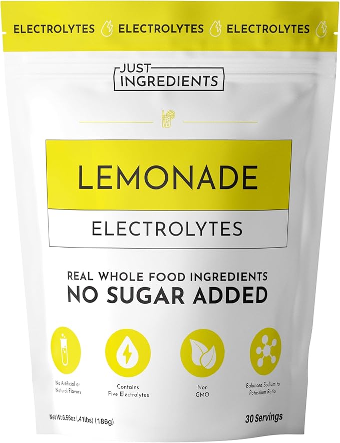 Lemonade Electrolytes ??30?‘Serving Hydration Drink Mix with Coconut Water, Sea Salt, and Trace