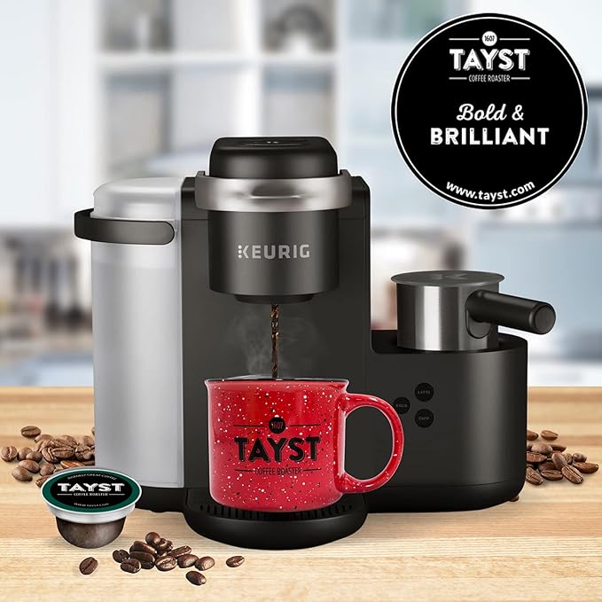 Tayst Coffee Pods, Bold & Brilliant Dark Roast, K Cups Compatible with Keurig Coffee Maker