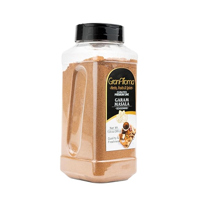 GranAroma Garam Masala, Flavorful Spice Blend, Curries & Dry Rubs, Warm & Aromatic (13.6 Ounce)