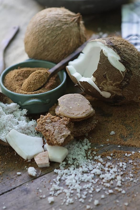 Big Tree Farms Organic Brown Coconut Sugar - Coconut Palm Sugar, Unrefined, Fine Crystals, Cane