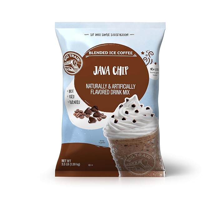 Big Train Java Chip Blended Ice Coffee Beverage Mix, 3.5 Pound (Pack of 1)