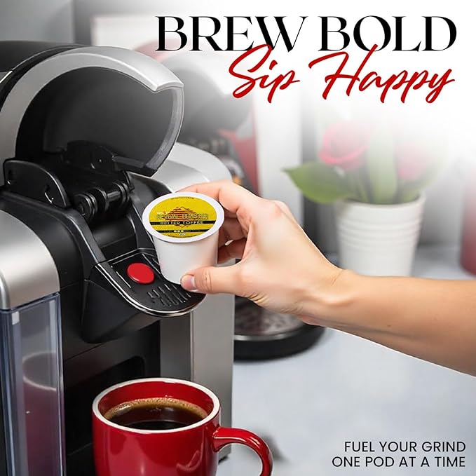 InfuSio Butter Toffee Coffee Pods, Single Serve Coffee Pods for Keurig K Cups Brewers - Premium