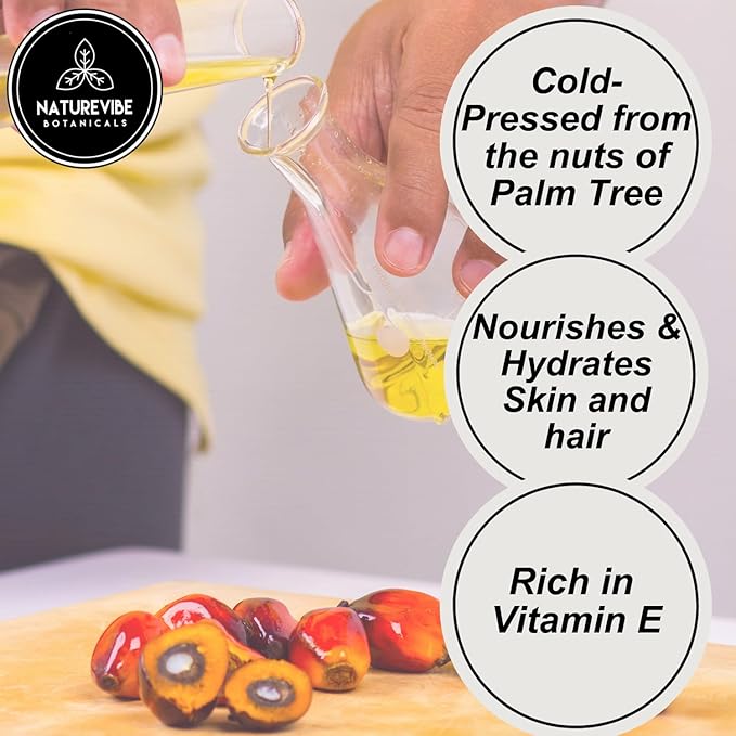 Naturevibe Botanicals Batana Oil 32 Ounces | 100% Pure and Natural | Great for Skin Care and Hair