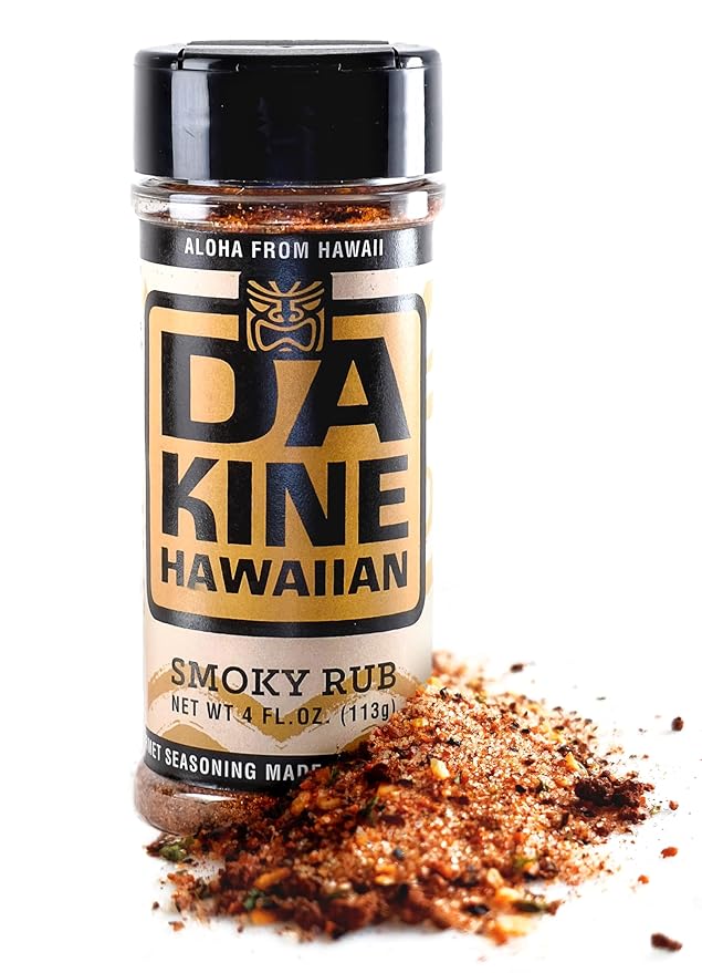 Da Kine Hawaiian Premium BBQ Dry Rub Seasoning - Authentic BBQ Seasoning Blend, Perfect Gourmet Rub