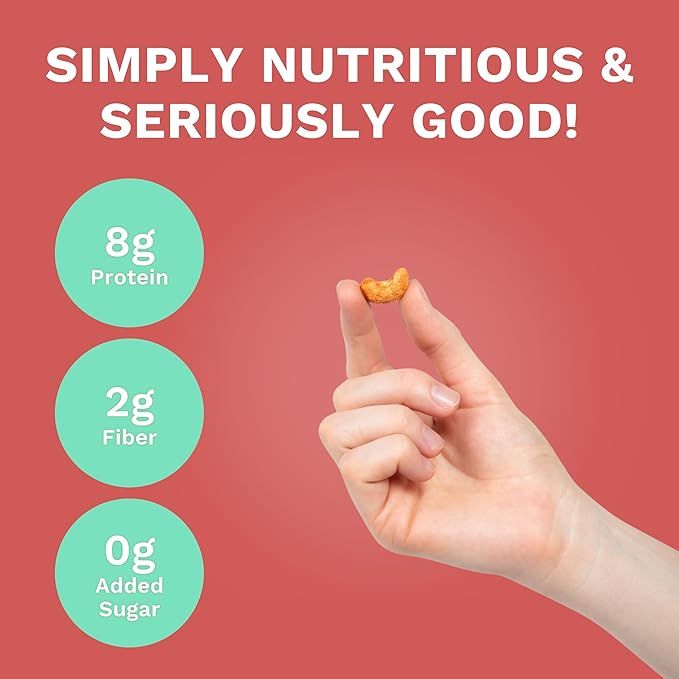 Peri Peri Air Roasted Whole Cashews by Karma Nuts, Savory, Spicy, Peanut-Free Facility, Kosher