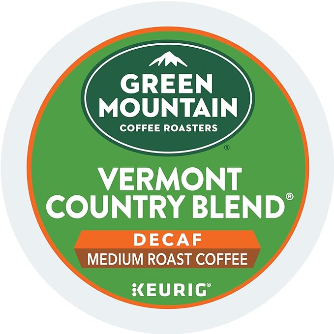 Green Mountain Coffee Roasters Vermont Country Blend Decaf, Keurig Single-Serve K-Cup Pods, Medium