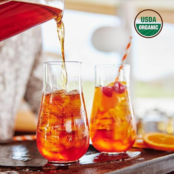 Grace Farms ROOIBOS CHAI ORGANIC ICED TEA (Twelve 1qt. Brew Bags, 3 Gallons) | Refreshing and