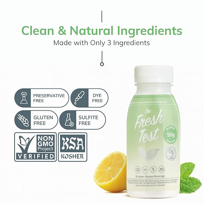 The Fresh Test, 50-gram Bottled Powder Drink Mix | Additive-Free, Non-GMO, Organic Ingredients |
