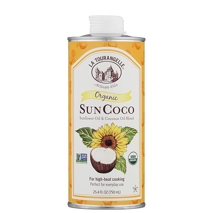 La Tourangelle, Organic Sun Coco Oil, Unique Blend of Organic High-Oleic Sunflower Oil and Organic