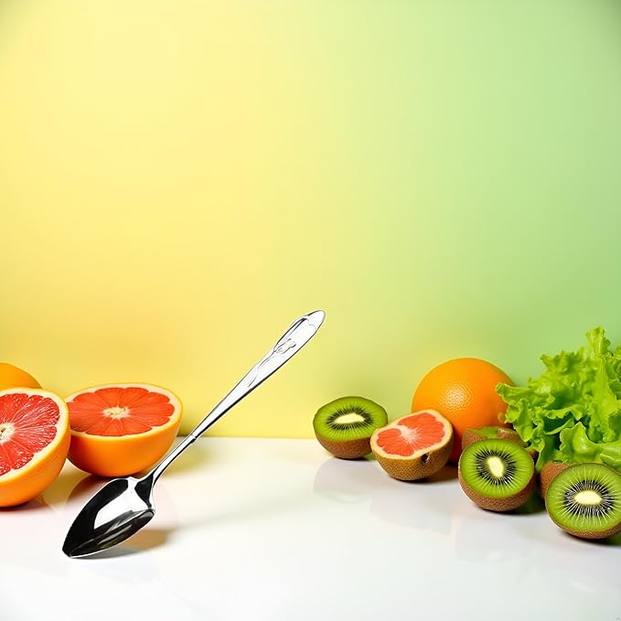 Silver Grapefruit Spoons, Stainless Steel Grapefruit Spoon, Grapefruit Spoon For Cirtrus Fruits