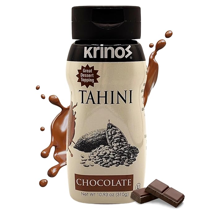 Krinos Chocolate Tahini, Healthy chocolate spread, Gluten-free tahini, Rich in vitamins B and E