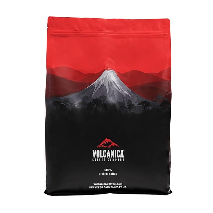Costa Rican Coffee, Natural Process, Ground, Fresh Roasted, 5 lbs