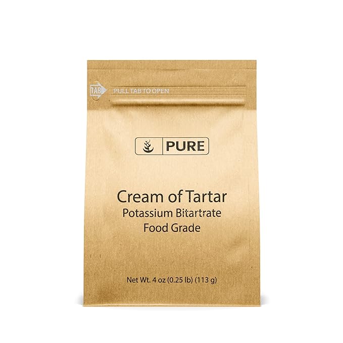 Pure Original Ingredients Cream of Tartar (4 oz) Pure & Natural, Baking & Cleaning, DIY Bath Bombs