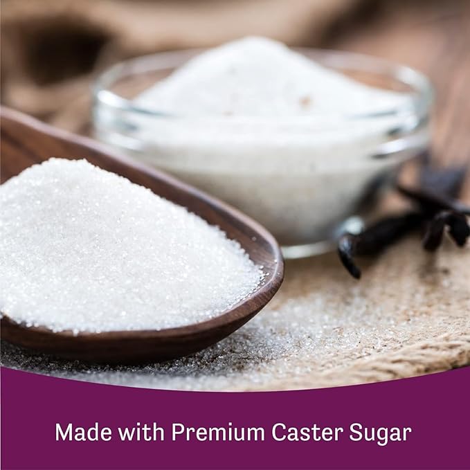 Judee's Vanilla Sugar 11.25 oz - Made with Premium Caster Sugar - Sprinkle on Desserts and Sweeten