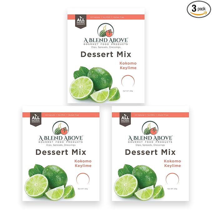 A Blend Above Kokomo Key Lime Pie Mix - No-Bake Desserts, All Natural, Vegan, Gluten Free, No MSG