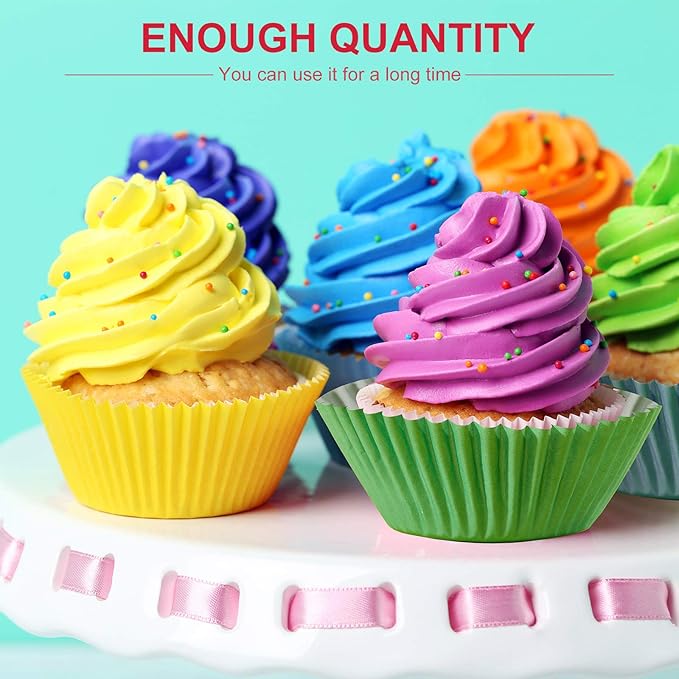 Zonon 1000 Counts Cupcake Liners for Baking Liners Paper Cupcake Wrappers Bulk Cup Cake Cases