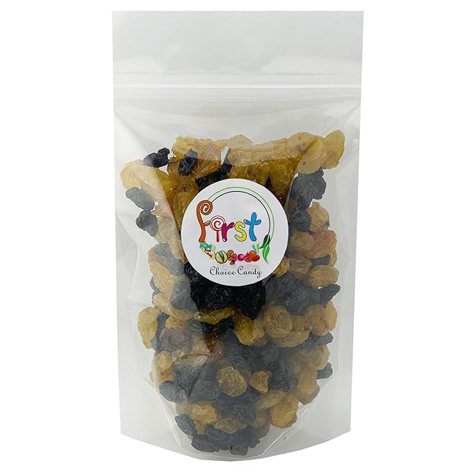 FirstChoiceCandy Jumbo Seedless Raisins Great Snacks (Mix Golden & Black, 2 Pound)