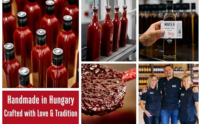 Mayer Premium Hungarian Strawberry Syrup ??Award-Winning Artisanal Strawberry Syrup, All Natural