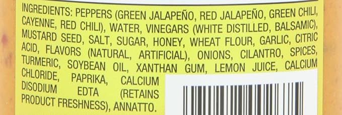 Beaver Jalapeno Mustard, 13 Ounce Squeeze Bottle (Pack of 6)