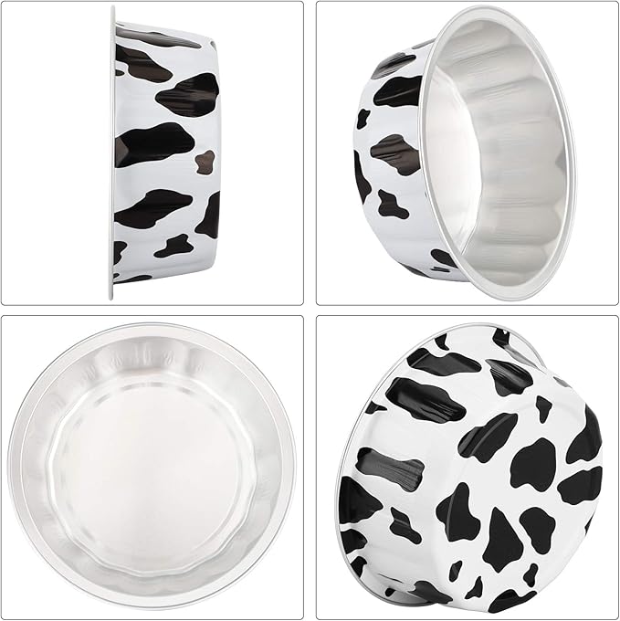 Beasea 8oz 50 Pack Disposable Ramekins with Lids, Aluminum Baking Cups for Creme Brulee, Muffin
