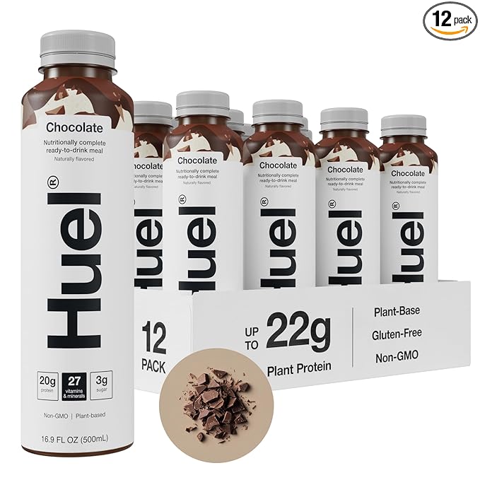 Huel Ready-to-Drink | Chocolate Meal Replacement Drink | High Protein Drink | Nutritionally