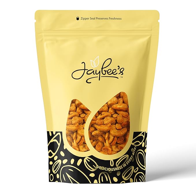 Hot & Spicy Chipotle Flavored Cashews 3 Pound Resealable Pouch | Bold & Crunchy Snack | Gourmet
