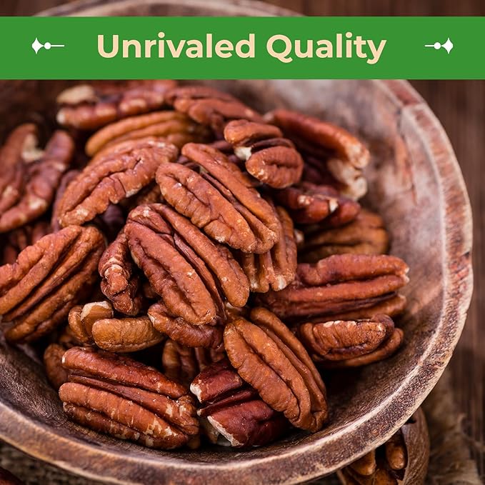 Sincerely Nuts - Raw Pecans (No Shell) | Two Lb. Bag | Shelled Whole Pecan | Delicious Healthy