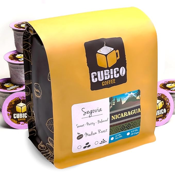 Nicaraguan Coffee, Single Serve Coffee Pods, Premium Nicaragua Segovia Single Origin Fresh Roasted