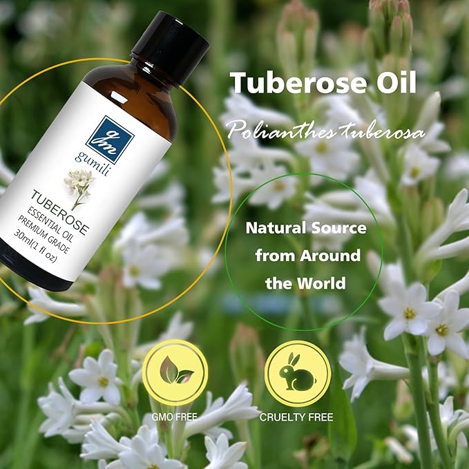 Tuberose Essential Oil, Home Fragrance Oil, Candle Scents Soy Wax Candle Making, Freshie Scents