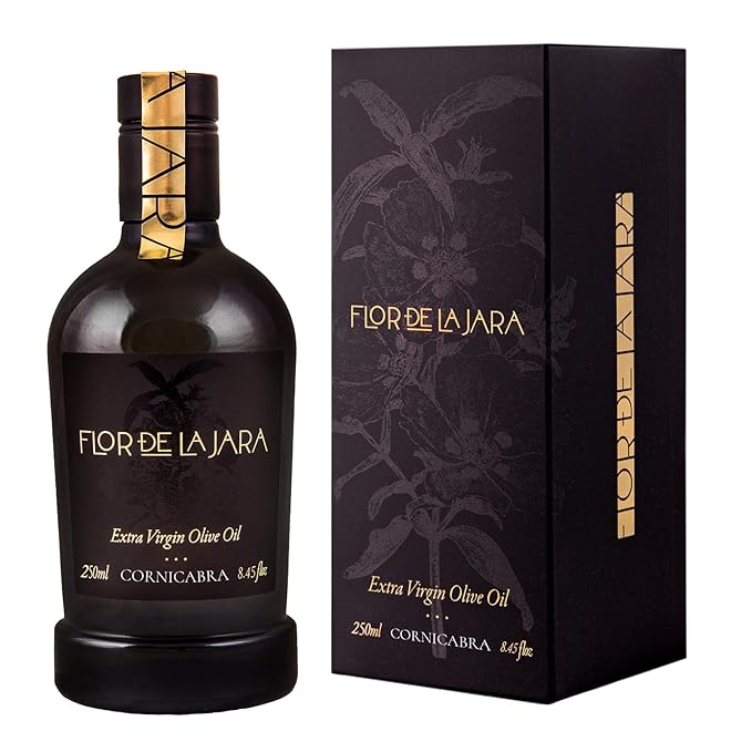 FLOR DE LA JARA Premium Extra Virgin Olive Oil from Spain, First Cold Pressed, Polyphenol-Rich