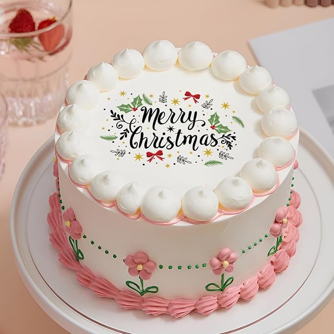 Edible Paper A4 Size, 25pcs Icing Frosting Sheet, 11.7" x 8.3" Sugar Paper for Cake Printable