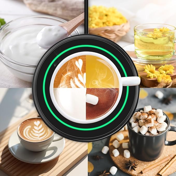 Coffee Mug Warmer with Automatic Gravity Switch,Electric Beverage Warmers for Office Home Desk Use