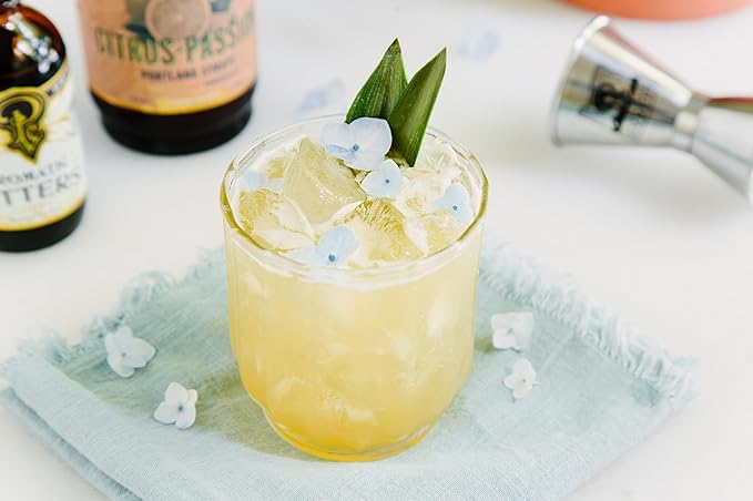 Portland Syrups Passion Fruit Citrus Syrup - Craft Tropical Sensations for Cocktails, Mocktails