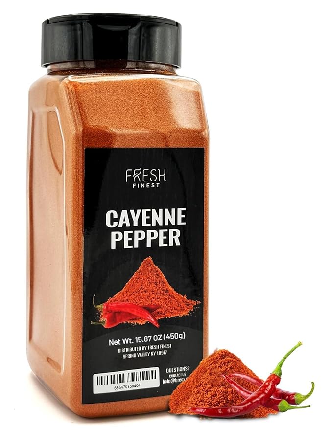 Fresh Finest Cayenne Pepper Powder 15.87 oz Bold Flavor all Natural Red Pepper Spice 50,000 SHU