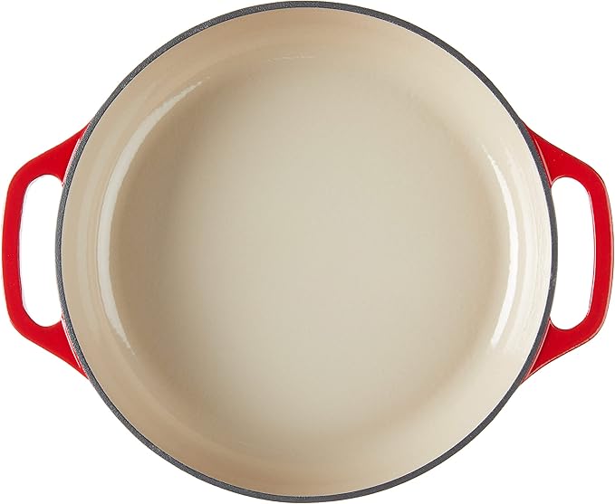 Lodge 3.6 Quart Enameled Cast Iron Oval Casserole With Lid??Dual Handles ??Oven Safe up to 500ì§?F