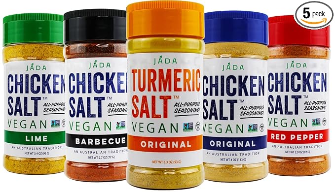JADA Spices Chicken Salt Spice and Seasoning Set - Pack of 5 Seasonings - Vegan, Keto & Paleo