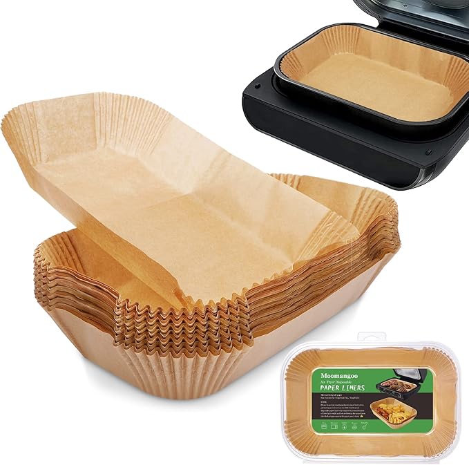 Ninja Smart XL Air Fryer Liners - 120 Pcs Disposable Parchment Paper Rectangular For Ninja Foodi