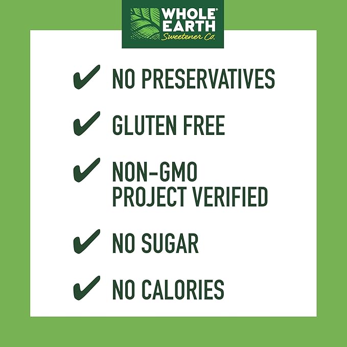 Whole Earth Sweetener Co. Stevia & Monk Fruit Sweetener, Erythritol Sweetener, Stevia Packets
