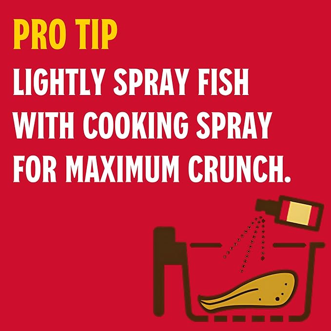 Louisiana Fish Fry, Air Fry Fish Coating Mix, 5 oz (Pack of 6)